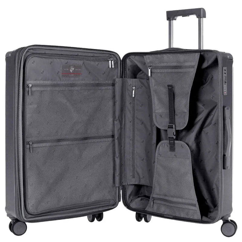 Heys Luxe - 4-Rollen-Trolley M 66 cm erw. (gunmetal)