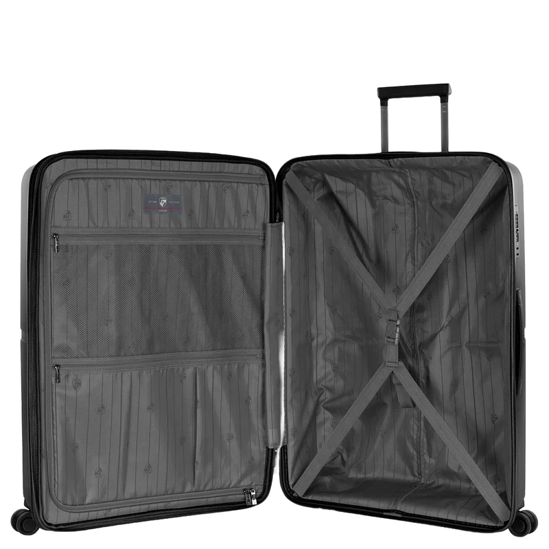 Heys AirLite - 4-Rollen-Trolley L 76 cm erw. (schwarz)