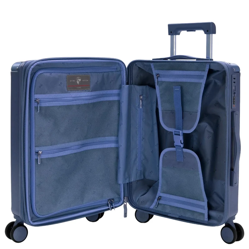Heys Luxe - 4-Rollen-Kabinentrolley S 53 cm erw. (navy)