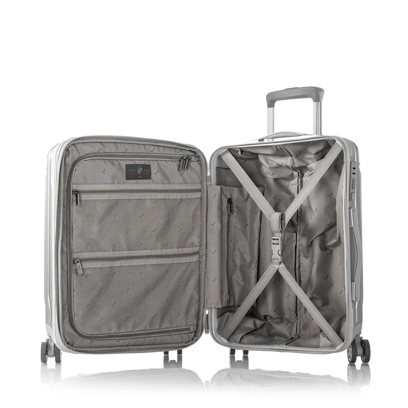 Heys Xtrak - 4-Rollen-Kabinentrolley S 55 cm erw. (silber)