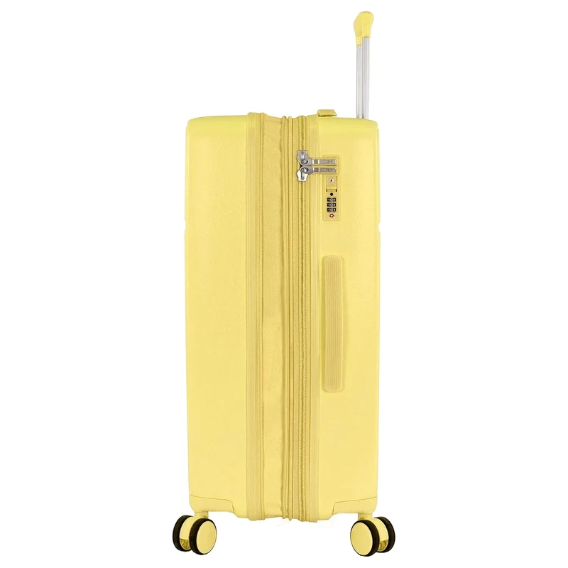 Heys Pastel - 4-Rollen-Trolley M 66 cm erw. (gelb)