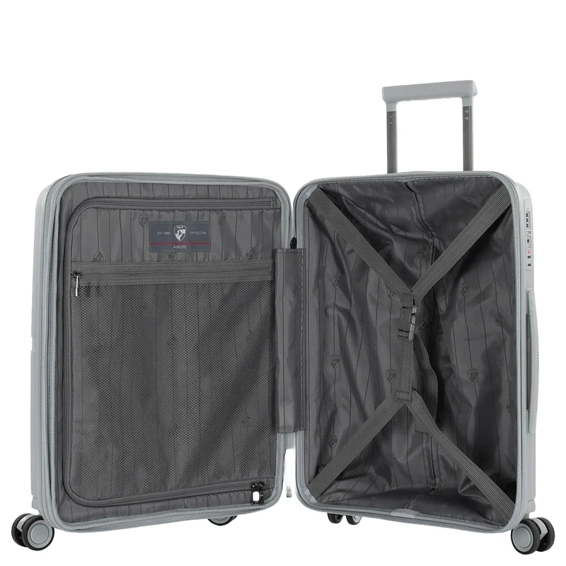 Heys AirLite - 4-Rollen-Kabinentrolley S 53 cm erw. (grau)