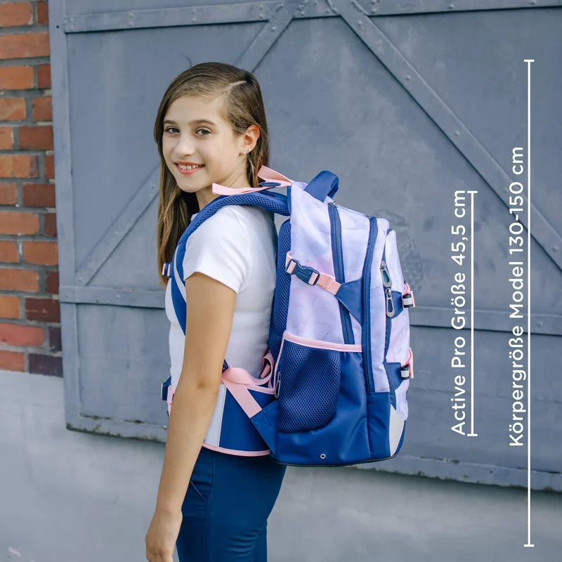 Neoxx ACTIVE PRO - Schulrucksack 45.5 cm (Dreaming of pastel)