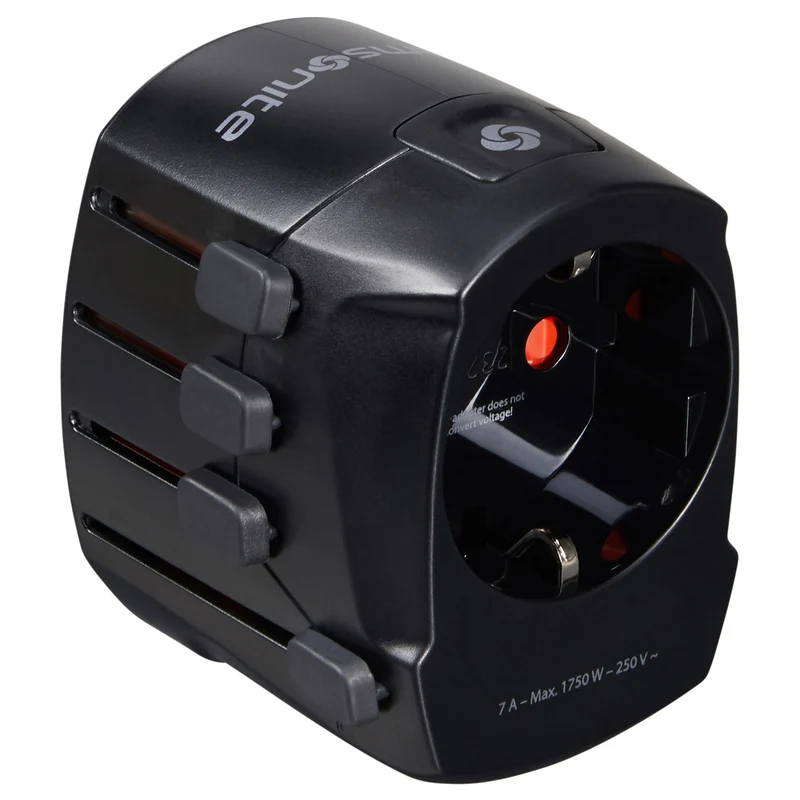 Samsonite World Adaptor Pro - Reiseadapter (black)