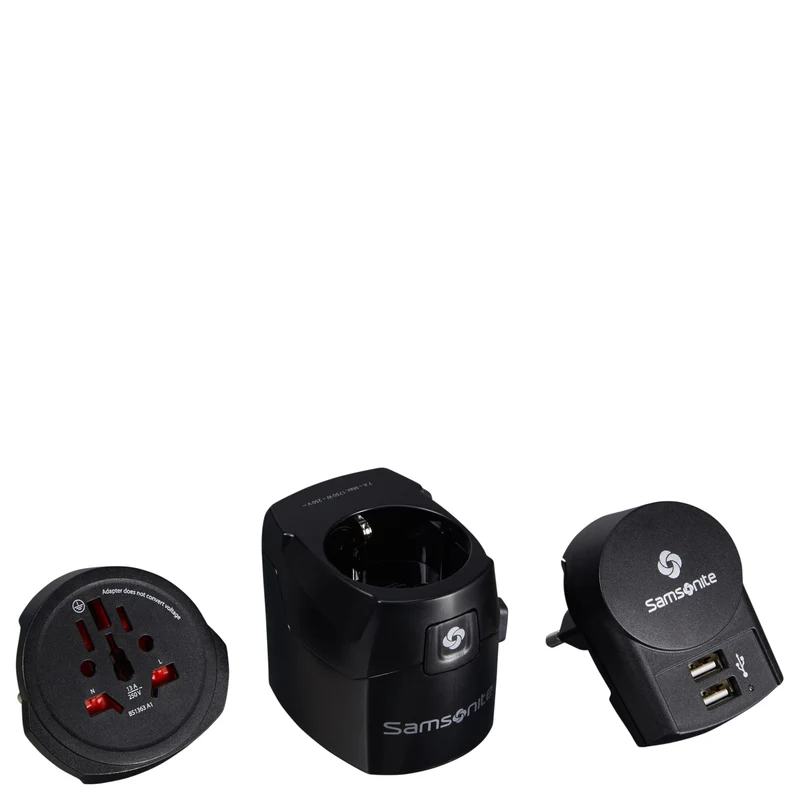 Samsonite World Adaptor Pro - Reiseadapter (black)