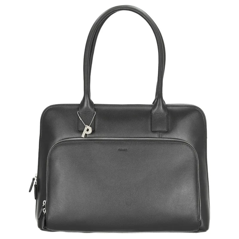 Picard Milano - Schultertasche 43 cm (schwarz)