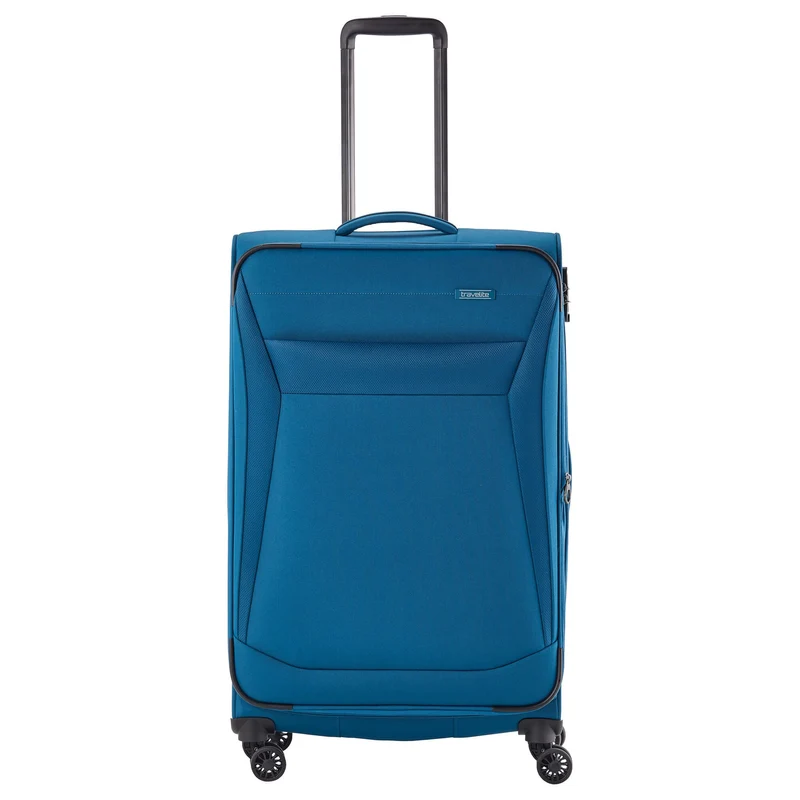 Travelite Chios - 4-Rollen-Trolley L 78 cm erw. (petrol)