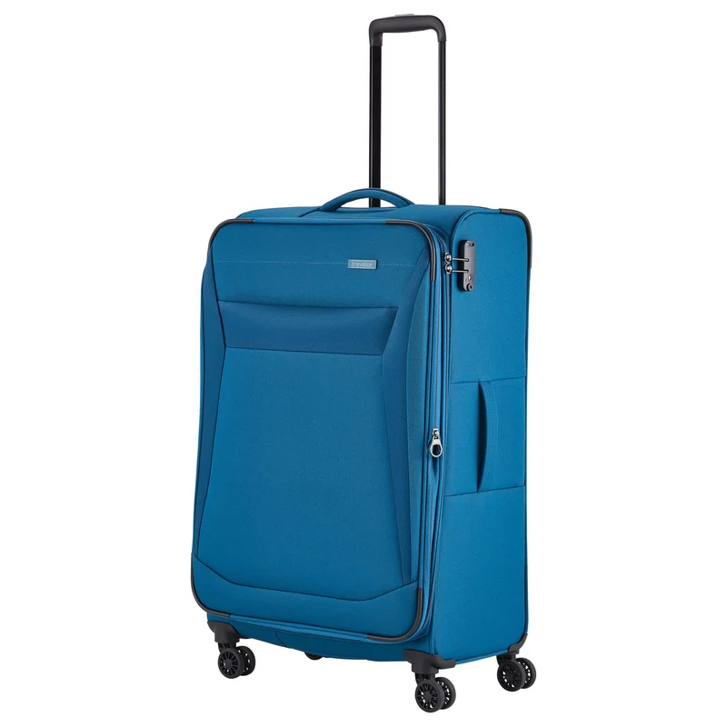 Travelite Chios - 4-Rollen-Trolley L 78 cm erw. (petrol)