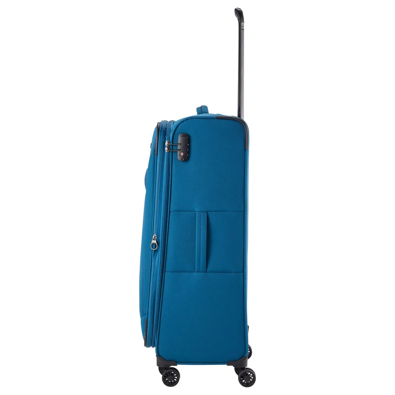 Travelite Chios - 4-Rollen-Trolley L 78 cm erw. (petrol)