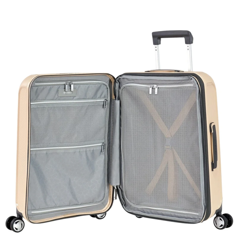 Eminent AEGIS - 4-Rollen-Kabinentrolley 55 cm erw. (light yellow)