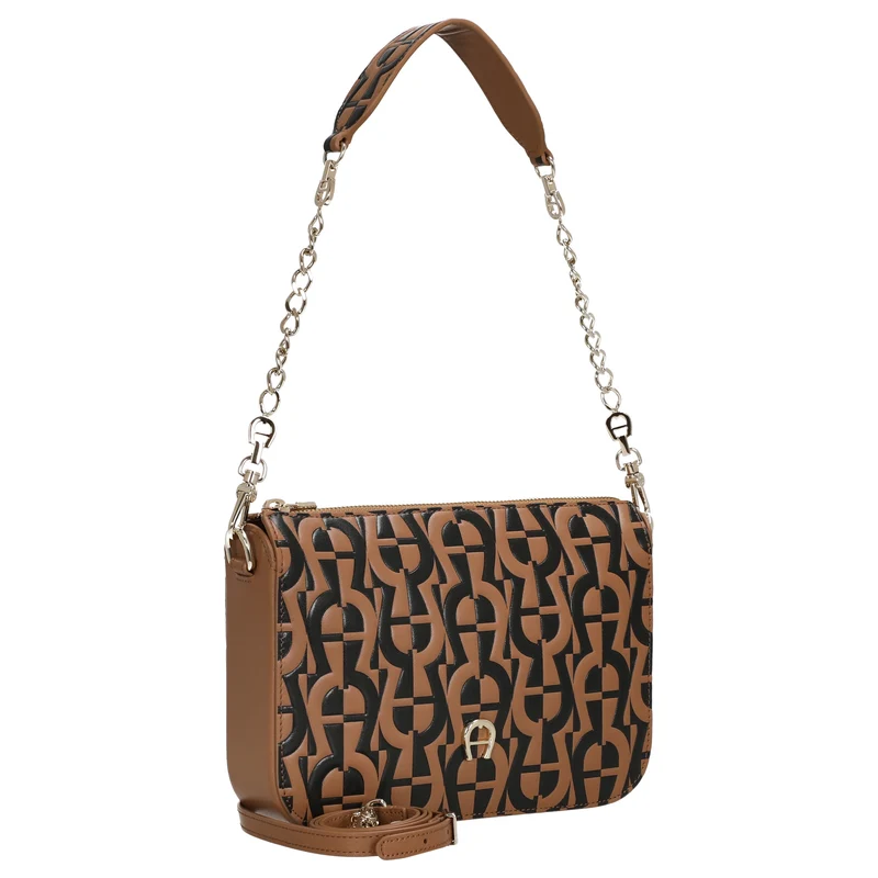 Aigner Pria - Schultertasche 21 cm XS (maple brown)