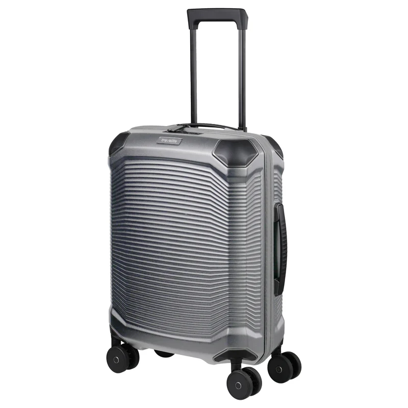 Travelite Millennium - 4-Rollen-Kabinentrolley 55 cm (silver)