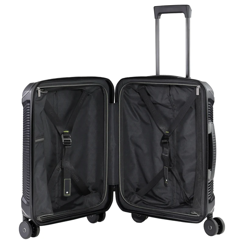 Travelite Millennium - 4-Rollen-Kabinentrolley 55 cm (black)