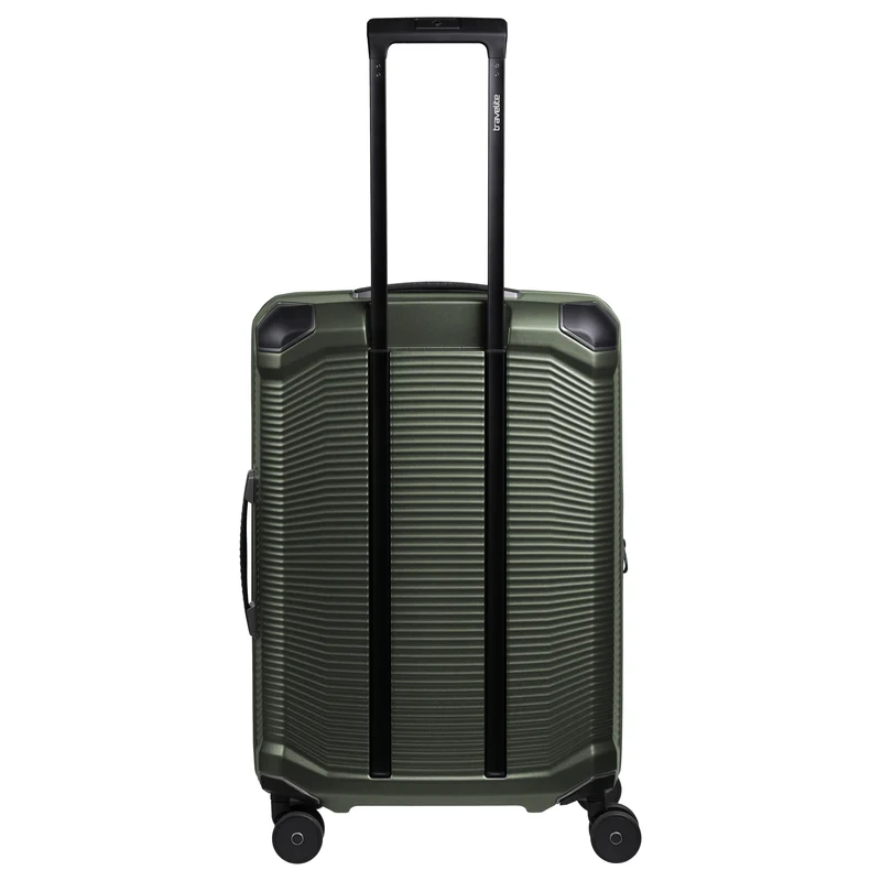 Travelite Millennium - 4-Rollen-Trolley M 67 cm erw. (pine green)