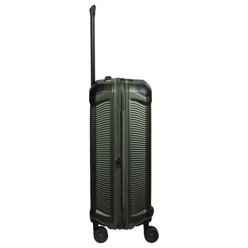 Travelite Millennium - 4-Rollen-Trolley M 67 cm erw. (pine green)