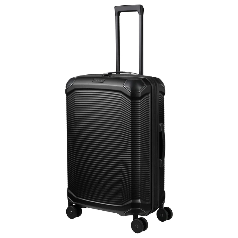 Travelite Millennium - 4-Rollen-Trolley M 67 cm erw. (black)