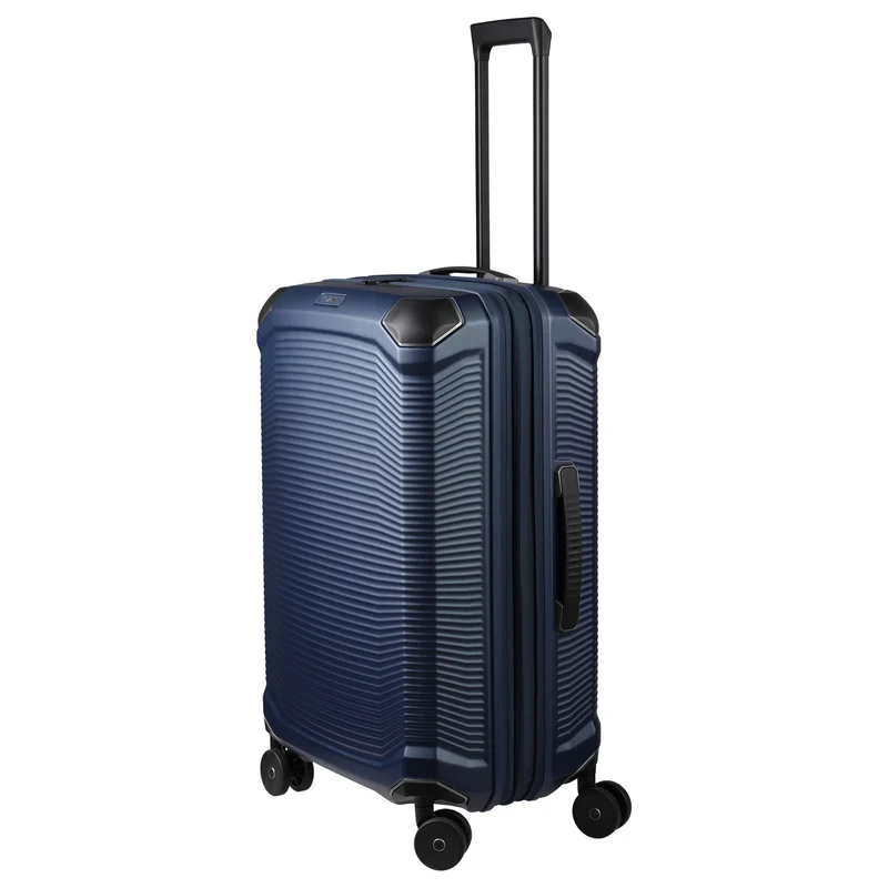 Travelite Millennium - 4-Rollen-Trolley M 67 cm erw. (navy)