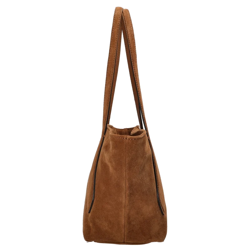 abro Carina Suede - Shopper 26 cm (cuoio)