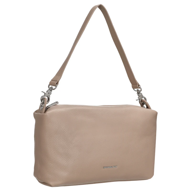 Mandarina Duck Mellow Leather Hobo - Schultertasche 30 cm (warm taupe)