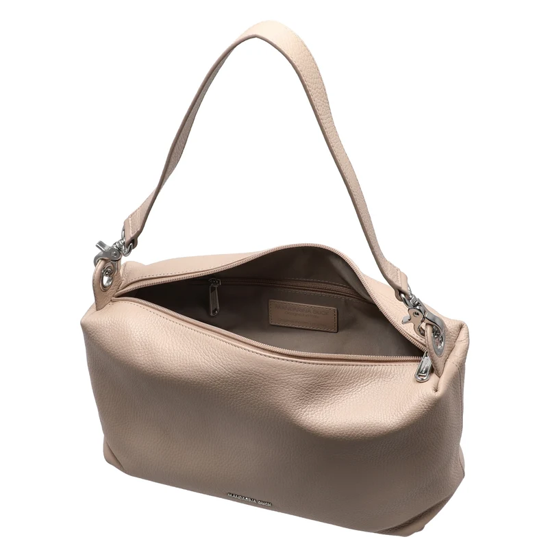 Mandarina Duck Mellow Leather Hobo - Schultertasche 30 cm (warm taupe)