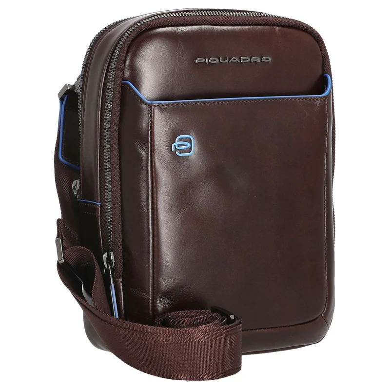 Piquadro Blue Square - Umhängetasche 23 cm (mahogany)
