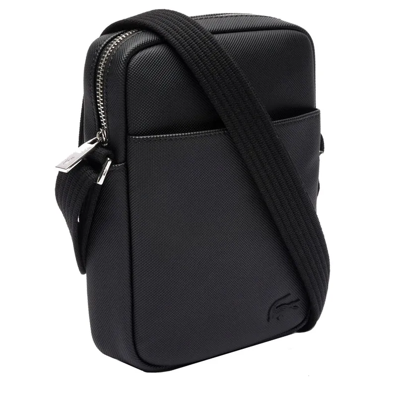 Lacoste Men's Classic Slim vertical Camera Bag - Umhängetasche 21 cm (noir)