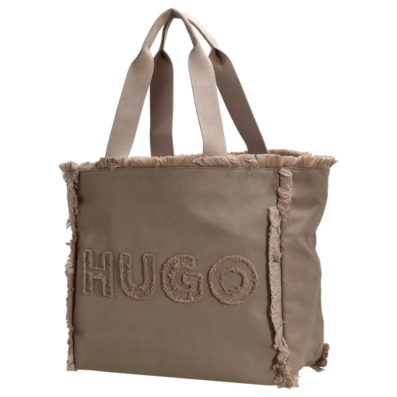 HUGO Women's Becky CA - Shopper (dark beige)