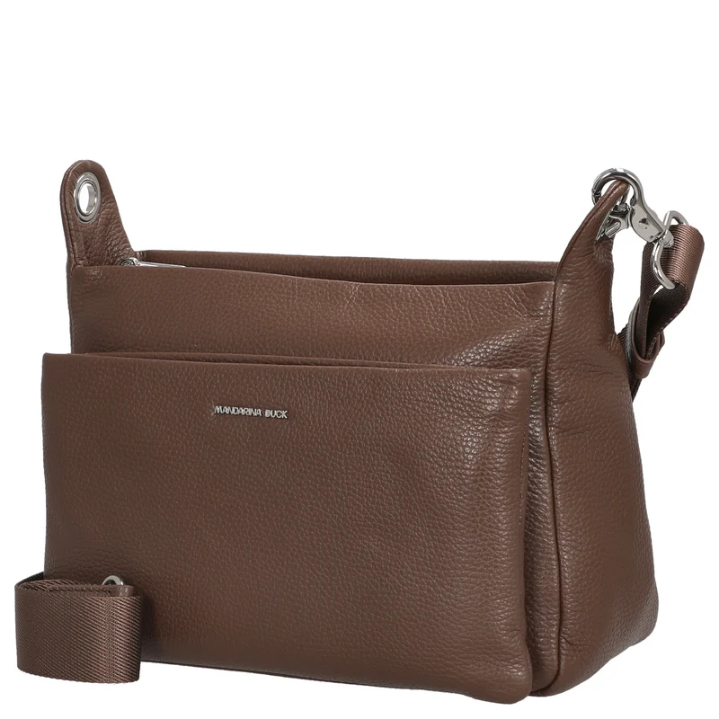 Mandarina Duck Mellow Leather - Umhängetasche 36 cm (milk chocolate)