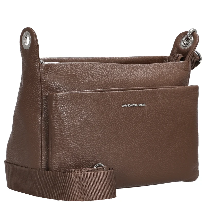 Mandarina Duck Mellow Leather - Umhängetasche 36 cm (milk chocolate)