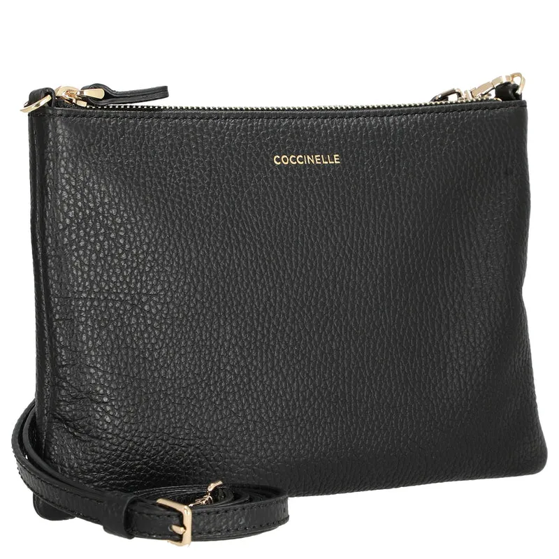 Coccinelle Best Crossbody - Umhängetasche 22 cm (noir)
