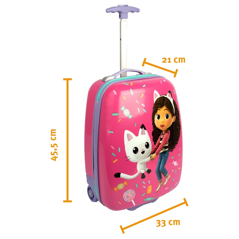 Undercover Gabby's Dollhouse - 2-Rollen-Kindertrolley 45.5 cm (Gabby's Dollhouse)