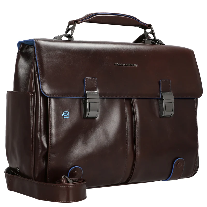 Piquadro Blue Square - Aktentasche 15" 43 cm (mahogany)