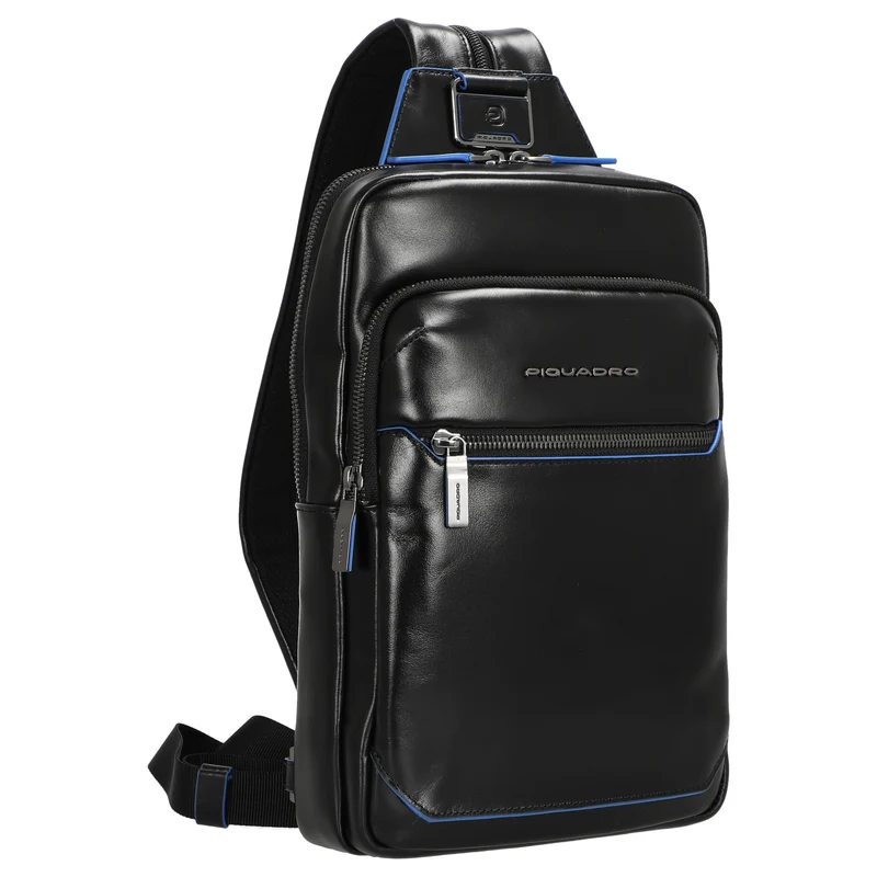 Piquadro Blue Square - Umhängetasche 30.5 cm (black)
