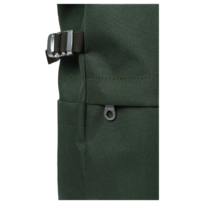 Sandqvist Icon Rolltop - Rucksack M 14" 60 cm (dawn green with dark brown leather)