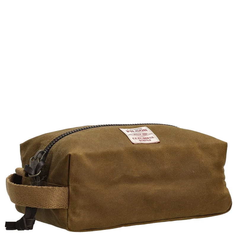 Filson Tin Cloth - Kulturbeutel 23 cm (dark tan)