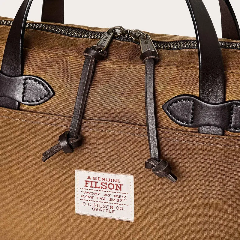 Filson Tin Cloth - Aktentasche 15.6" 45 cm (dark tan)