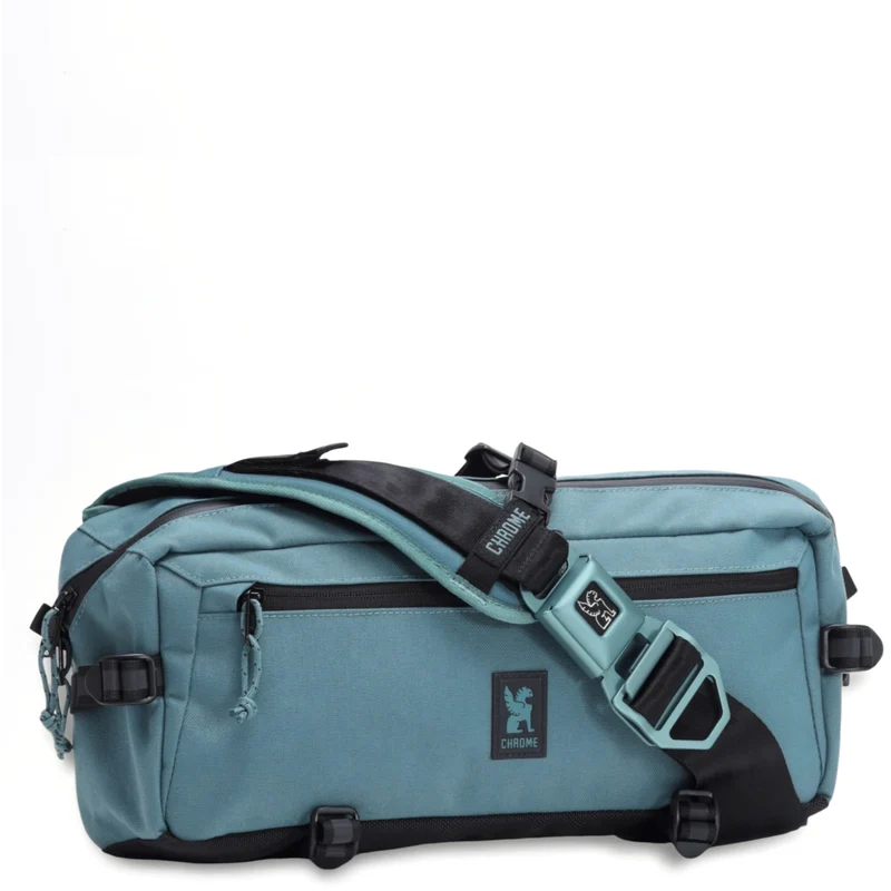 Chrome Kadet Nylon 9 - Umhängetasche 43 cm (steel blue)