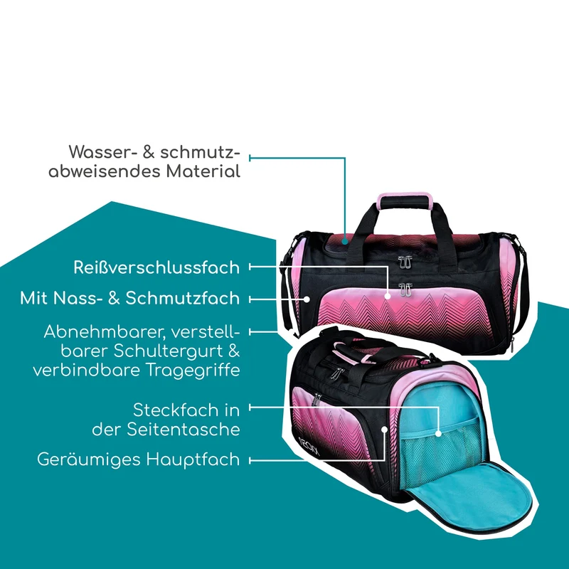 Neoxx MOVE - Sporttasche 43.5 cm (Sweet like sunset)