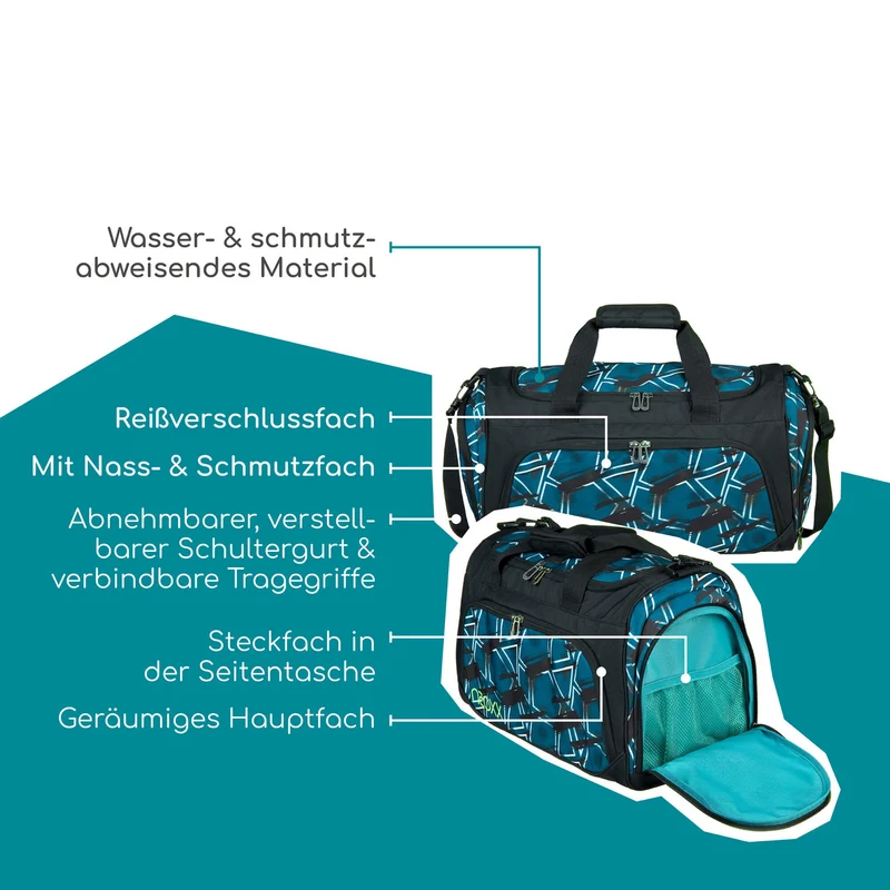Neoxx MOVE - Sporttasche 43.5 cm (Flash yourself)