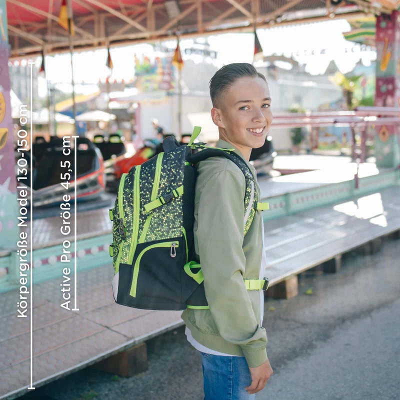 Neoxx ACTIVE PRO - Schulrucksack 45.5 cm (Pixel in my mind)