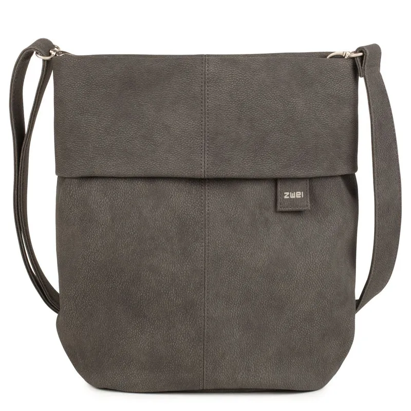 zwei Mademoiselle M12 - Schultertasche 32 cm (nubuk-stone)