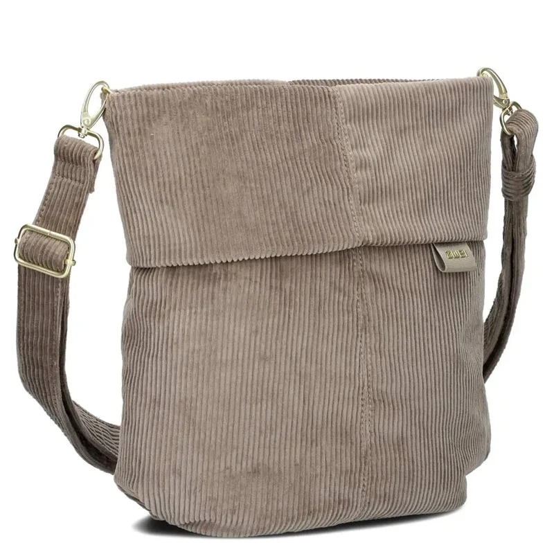zwei Mademoiselle M90 - Umhängetasche 28 cm (cord-mocca)