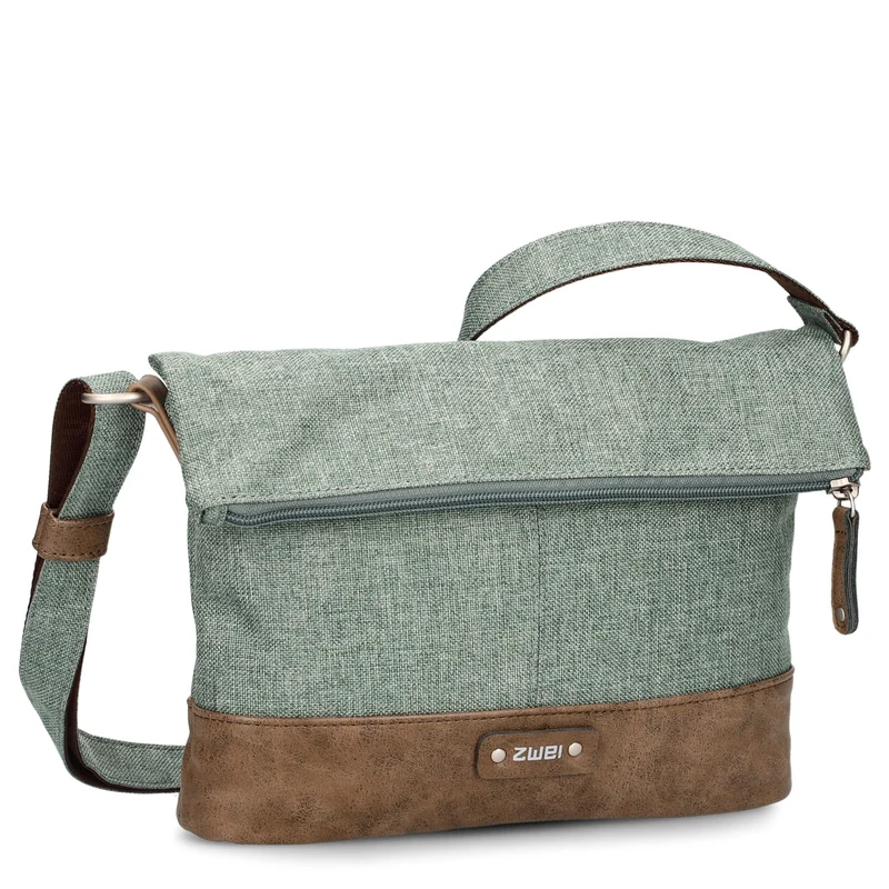 zwei Olli OT6 - Schultertasche 20/29 cm (eucalyptus)