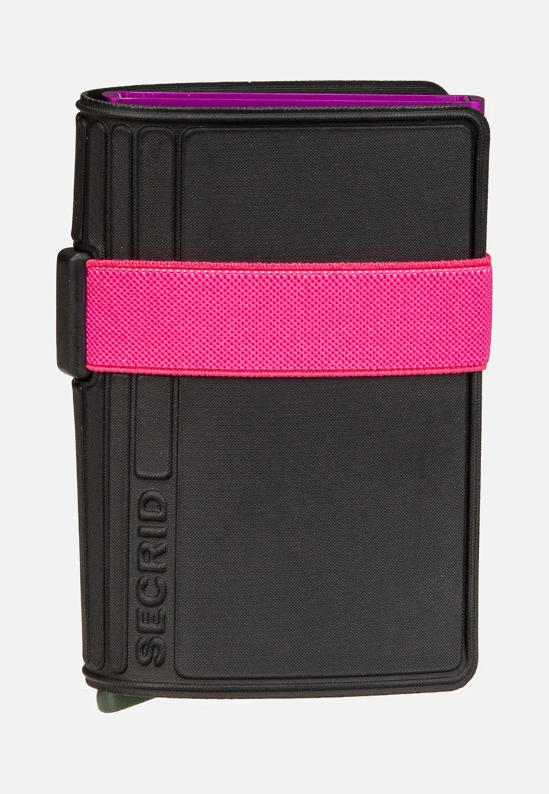 Bandwallet TPU Sheltersuit Black-Fuchsia - Portemonnaie