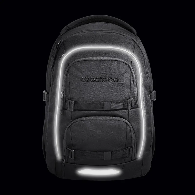 Coocazoo Porter - Schulrucksack 44 cm (Black Coal)