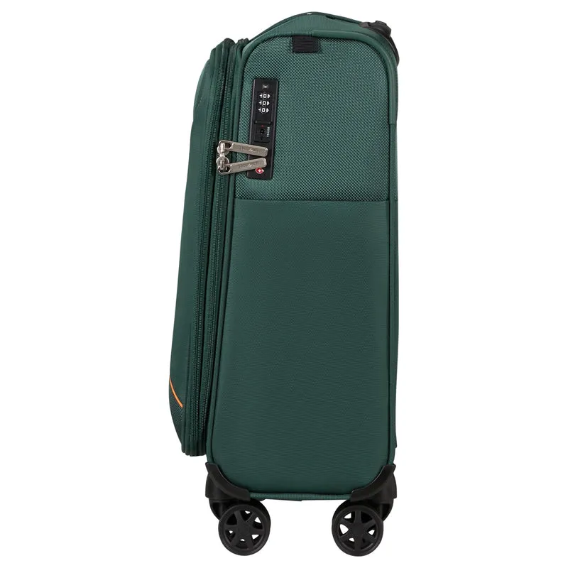 Samsonite Base Breeze - 4-Rollen-Kabinentrolley 55 cm erw. (dark green)