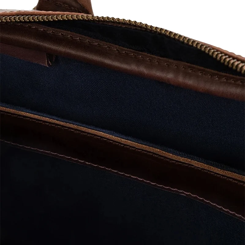 Buckle & Seam Everett - Aktentasche 16" 38 cm (brown/blu)