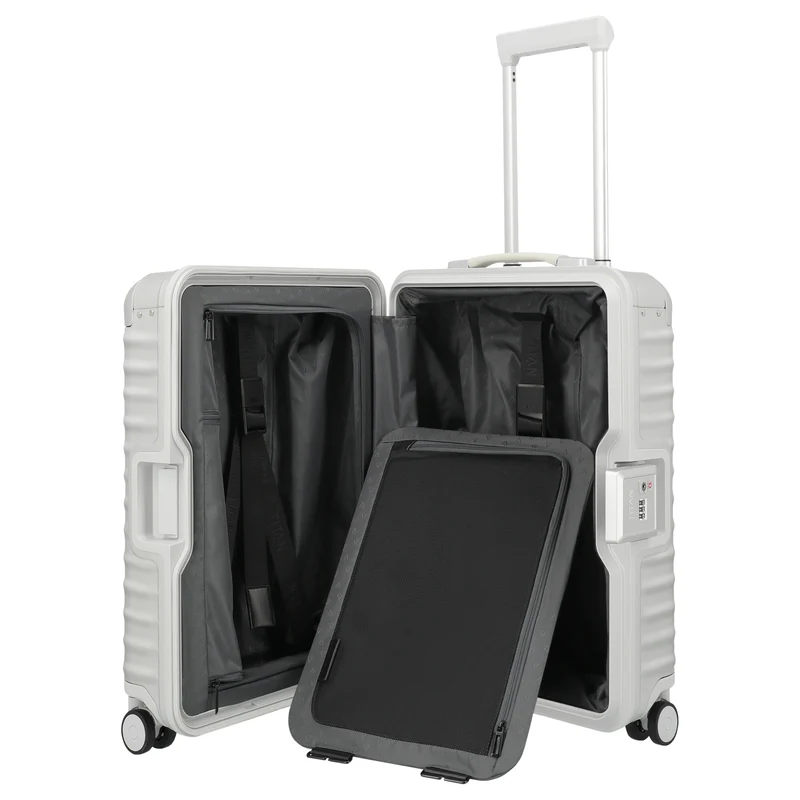 TITAN ETERNITY -4-Rollen-Kabinentrolley 55 cm (silver)