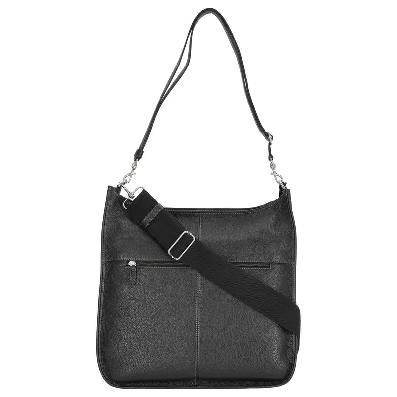 Picard Kronberg - Schultertasche 40 cm Rindleder (black)