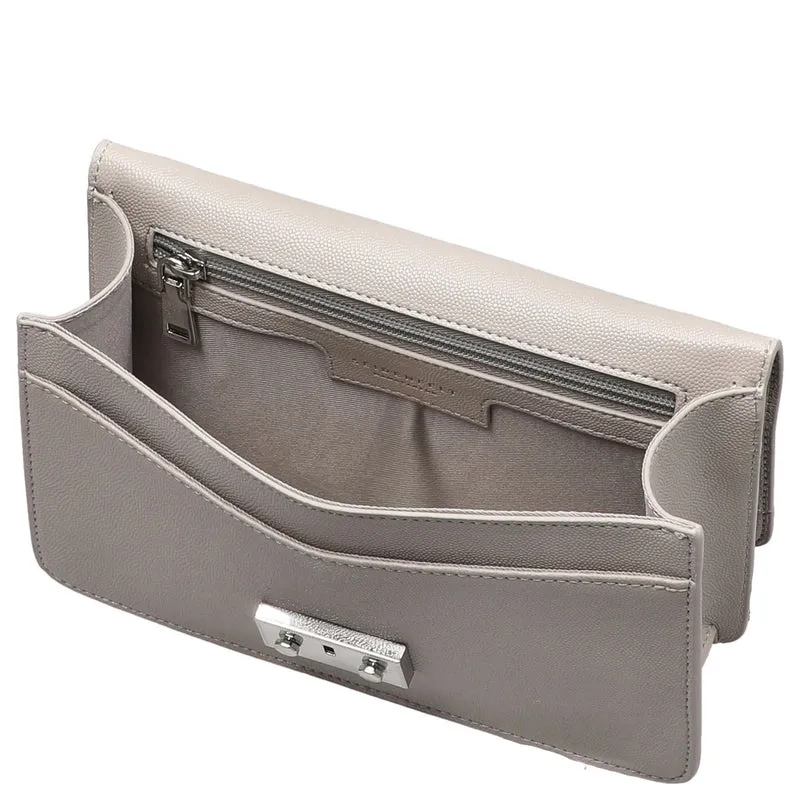 Seidenfelt Roros East-West - Umhängetasche 23 cm (light grey)